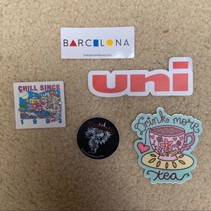 Free w/ Purchase! 5 pc set of Brandi Melville Stickers